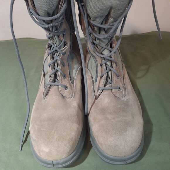 Belleville 610ZST Boots Men's 13R Olive Steel Toe Military Hot Weather Military - Picture 3 of 9